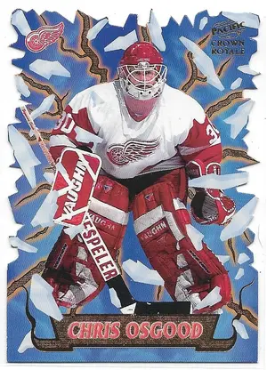 1997-98 Crown Royale Freeze Out Die-Cuts #7 Chris Osgood