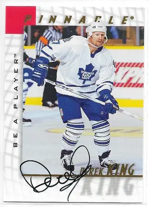 1997-98 Be A Player Autographs #40 Derek King