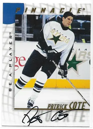 1997-98 Be A Player Autographs #235 Patrick Cote RC