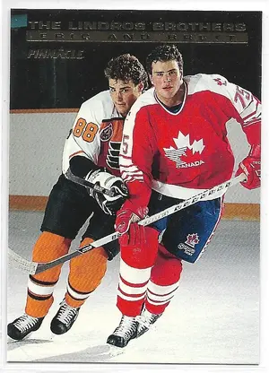 1993-94 Pinnacle Canadian #NNO Brett Lindros & Eric Lindros