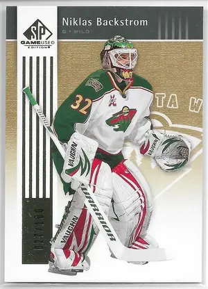 2011-12 SP Game Used Gold #45 Niklas Backstrom (027/100)
