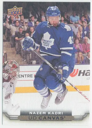 2015-16 UPPER DECK - NAZEM KADRI #C82 UD CANVAS