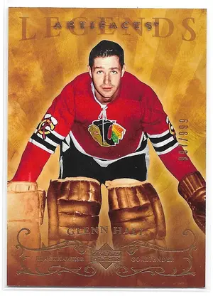 2006-07 Artifacts #116 Glenn Hall (Legends) (997/999)