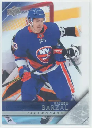 2020-21 UPPER DECK EXTENDED - MATHEW BARZAL #T-43 2005-06 UPPER DECK TRIBUTE