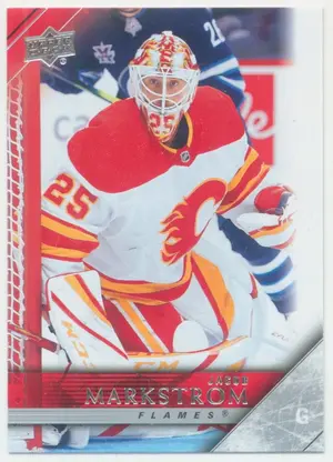 2020-21 UPPER DECK EXTENDED - JACOB MARKSTROM #T-12 2005-06 UPPER DECK TRIBUTE
