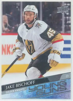2020-21 UPPER DECK EXTENDED - JAKE BISCHOFF #713 YOUNG GUNS
