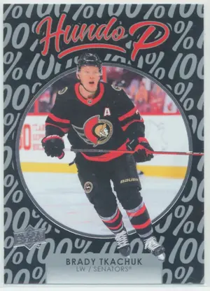 2021-22 UPPER DECK - BRADY TKACHUK #HP-8 HUNDO P