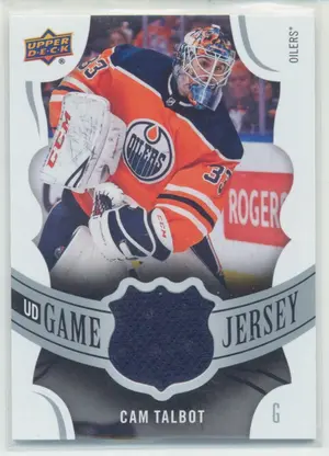 2018-19 UPPER DECK - CAM TALBOT #GJ-CT GAME JERSEY