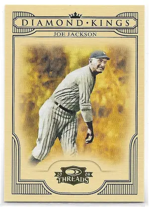 2008 Donruss Threads Diamond Kings #DK-51 "Shoeless" Joe Jackson
