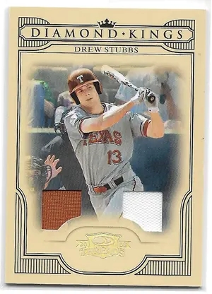 2008 Donruss Threads Diamond Kings Materials #DK-9 Drew Stubbs (119/250)