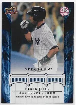 2008 Spectrum Retrospectrum #DJ66 Derek Jeter