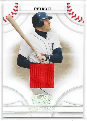 2008 Donruss Threads Jerseys #25 Kirk Gibson (184/250)