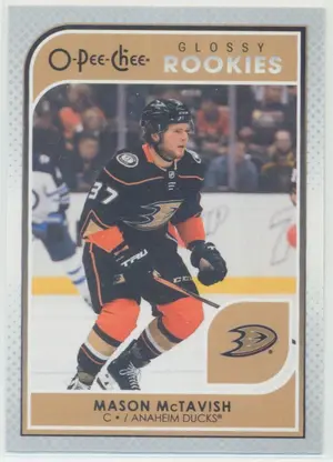 2021-22 UPPER DECK - MASON McTAVISH #R-12 O-PEE-CHEE GLOSSY ROOKIES