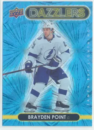 2021-22 UPPER DECK - BRAYDEN POINT #DZ-40 DAZZLERS BLUE