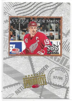 1997-98 Donruss Priority Stamps Bronze #NNO Steve Yzerman
