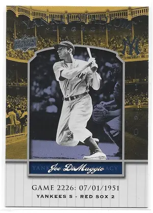 2008 Yankee Stadium Legacy Collection #2226 Joe DiMaggio