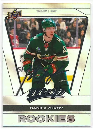 2025-26 MVP Silver Collection CDD Exclusive Silver Script #270 Danila Yurov RC