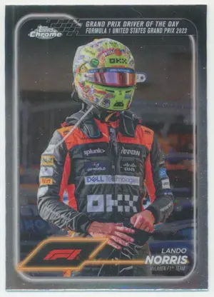 2024 Topps Chrome Formula 1 - Lando Norris #176 Grand Prix Driver of the Day