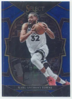 2022-23 Panini Select - Karl-Anthony Towns #12 Concourse Blue Parallel