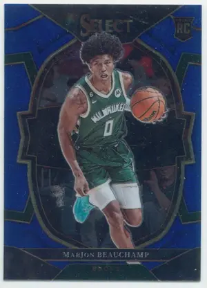2022-23 Panini Select - Marjon Beauchamp #75 Concourse RC Blue Parallel