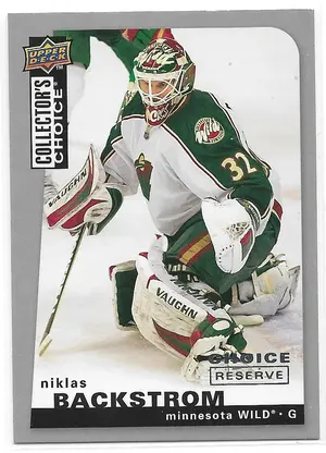 2008-09 Collector's Choice Reserve #133 Niklas Backstrom