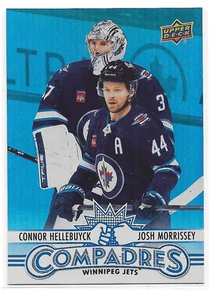 2025-26 Upper Deck Compadres #CM-12 Connor Hellebuyck & Josh Morrissey