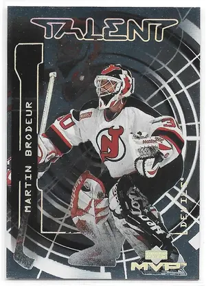 2000-01 MVP Talent #M10 Martin Brodeur