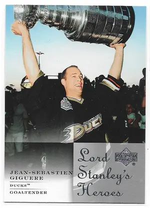 2007-08 Upper Deck Lord Stanley's Heroes #LSH2 Jean-Sebastien Giguere