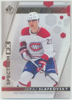 2022-23 SP AUTHENTIC - JURAJ SLAFKOVSKY #S-91 FUTURE WATCH SPECTRUM FX (REDEEMED)
