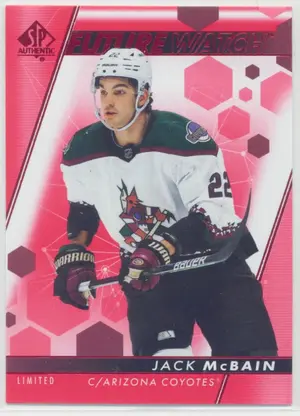 2022-23 SP AUTHENTIC - JACK McBAIN #123 FUTURE WATCH LIMITED RED