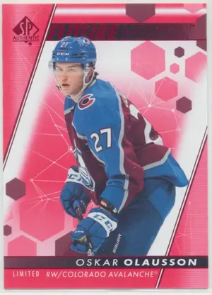 2022-23 SP AUTHENTIC - OSKAR OLAUSSON #190 FUTURE WATCH LIMITED RED
