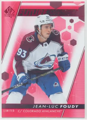 2022-23 SP AUTHENTIC - JEAN-LUC FOUDY #196 FUTURE WATCH LIMITED RED