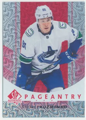 2022-23 SP AUTHENTIC - ANDREI KUZMENKO #P-81 PAGEANTRY RED