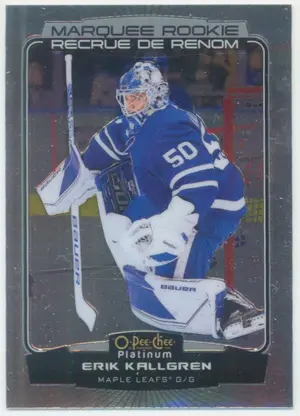 2022-23 O-PEE-CHEE PLATINUM - ERIK KALLGREN #236 MARQUEE ROOKIE