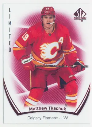 2021-22 SP AUTHENTIC - MATTHEW TKACHUK #82 LIMITED RED