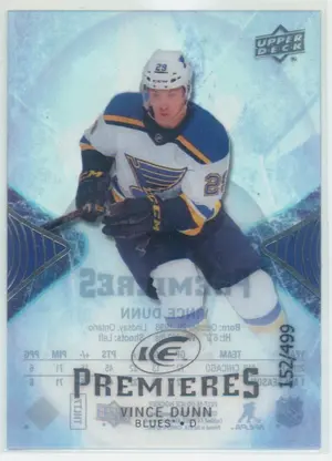 2017-18 UPPER DECK ICE - VINCE DUNN #156 ICE PREMIERES 152/499