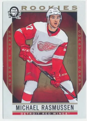 2018-19 O-PEE-CHEE COAST TO COAST - MICHAEL RASMUSSEN #185 ROOKIES