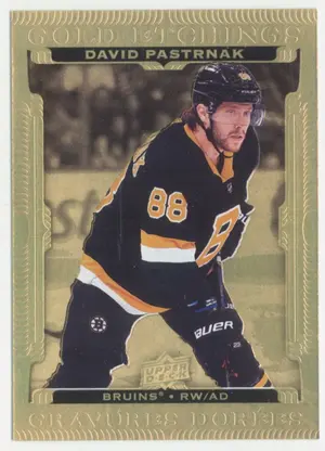 2022-23 TIM HORTONS - DAVID PASTRNAK #G-8 GOLD ETCHINGS