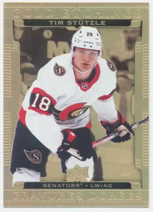 2022-23 TIM HORTONS - TIM STUTZLE #G-14 GOLD ETCHINGS