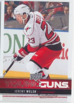 2012-13 UPPER DECK - JEREMY WELSH #210 YOUNG GUNS