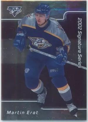 2001-02 SIGNATURE SERIES - MARTIN ERAT #238 ROOKIE