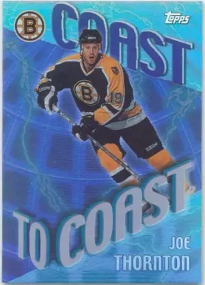 2002-03 TOPPS - JOE THORNTON #CC7 COAST TO COAST