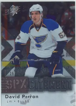 2009-10 SPX - DAVID PERRON #X54 SPXCITEMENT 268/999