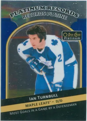 2017-18 O-PEE-CHEE PLATINUM - IAN TURNBULL #PR-8 PLATINUM RECORDS