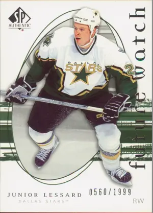 2005-06 SP AUTHENTIC - JUNIOR LESSARD #241 FUTURE WATCH 560/1999