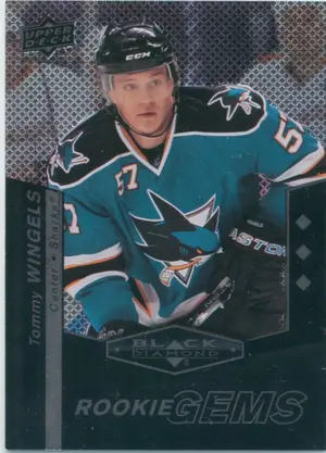 2010-11 BLACK DIAMOND - TOMMY WINGELS #163 ROOKIE GEMS TRIPLE DIAMOND