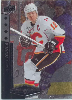 2010-11 BLACK DIAMOND - JAROME IGINLA #186 QUAD DIAMOND