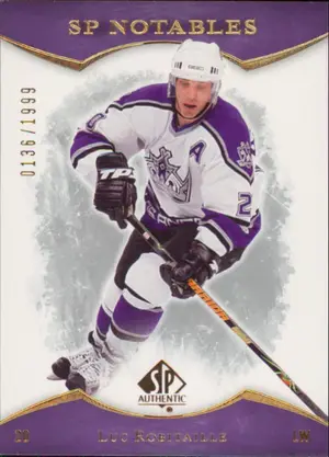 2007-08 SP AUTHENTIC - LUC ROBITAILLE #134 SP NOTABLES 136/1999
