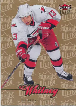 2007-08 FLEER ULTRA - RAY WHITNEY #161 GOLD MEDALLION