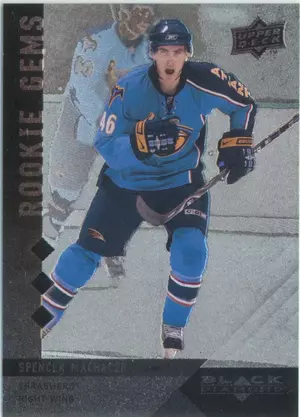 2009-10 BLACK DIAMOND - SPENCER MACHACEK #172 ROOKIE GEMS TRIPLE DIAMOND